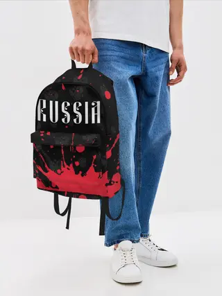 Рюкзак джинсовый / RUSSIA / РОССИЯ