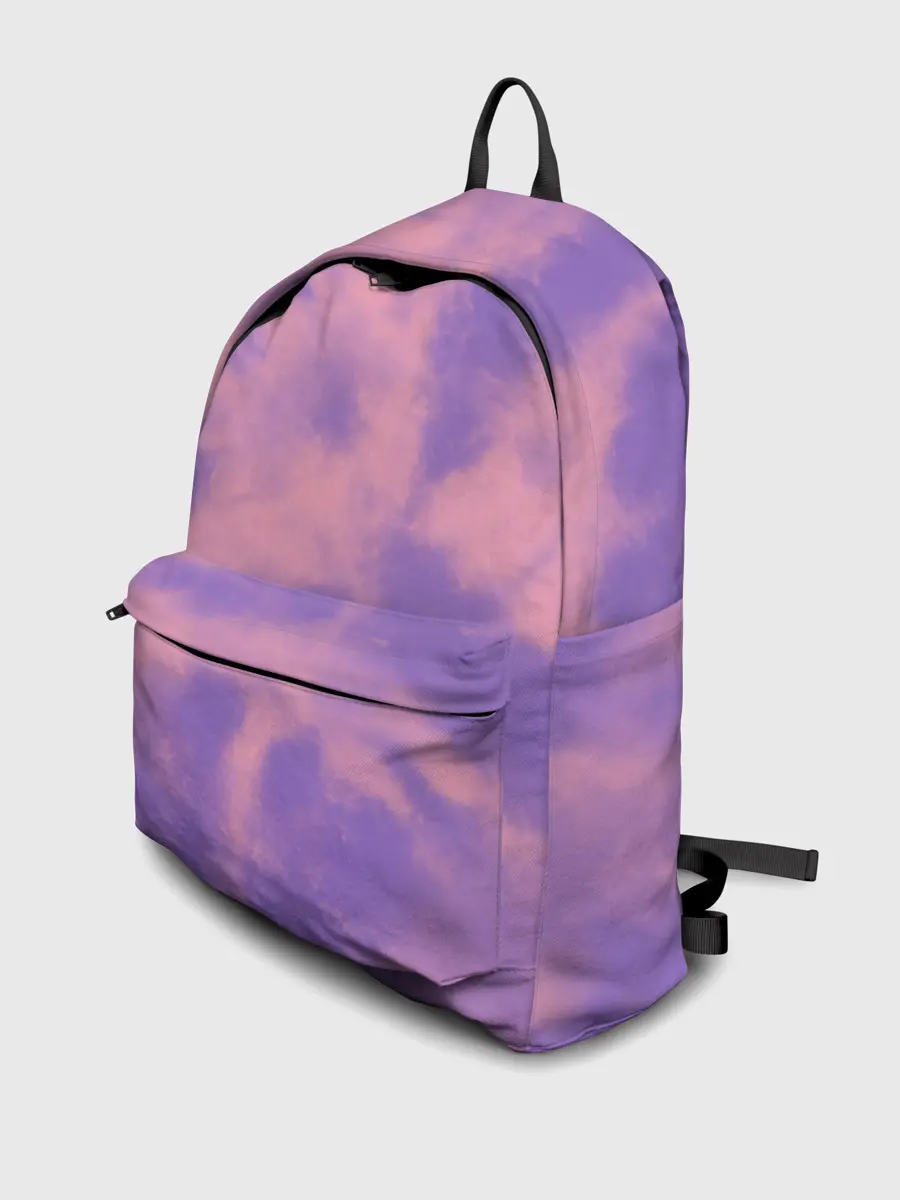 Рюкзак джинсовый / Фиолетовый ТАЙ ДАЙ