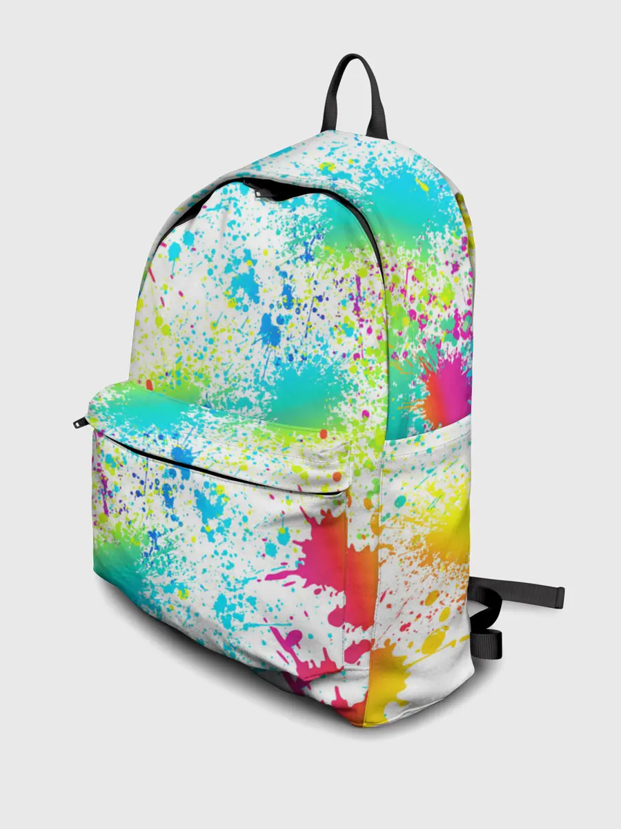 Рюкзак джинсовый / БРЫЗГИ НЕОНА