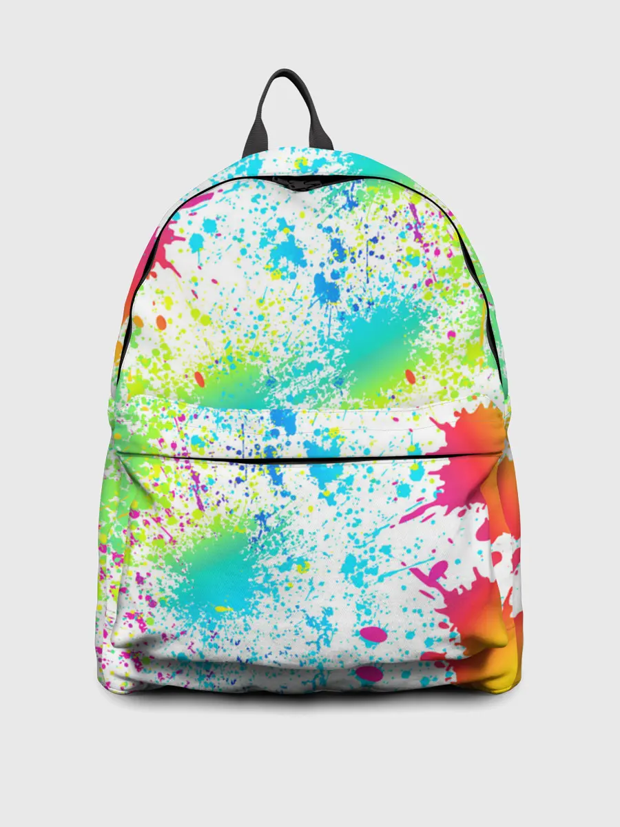 Рюкзак джинсовый / БРЫЗГИ НЕОНА