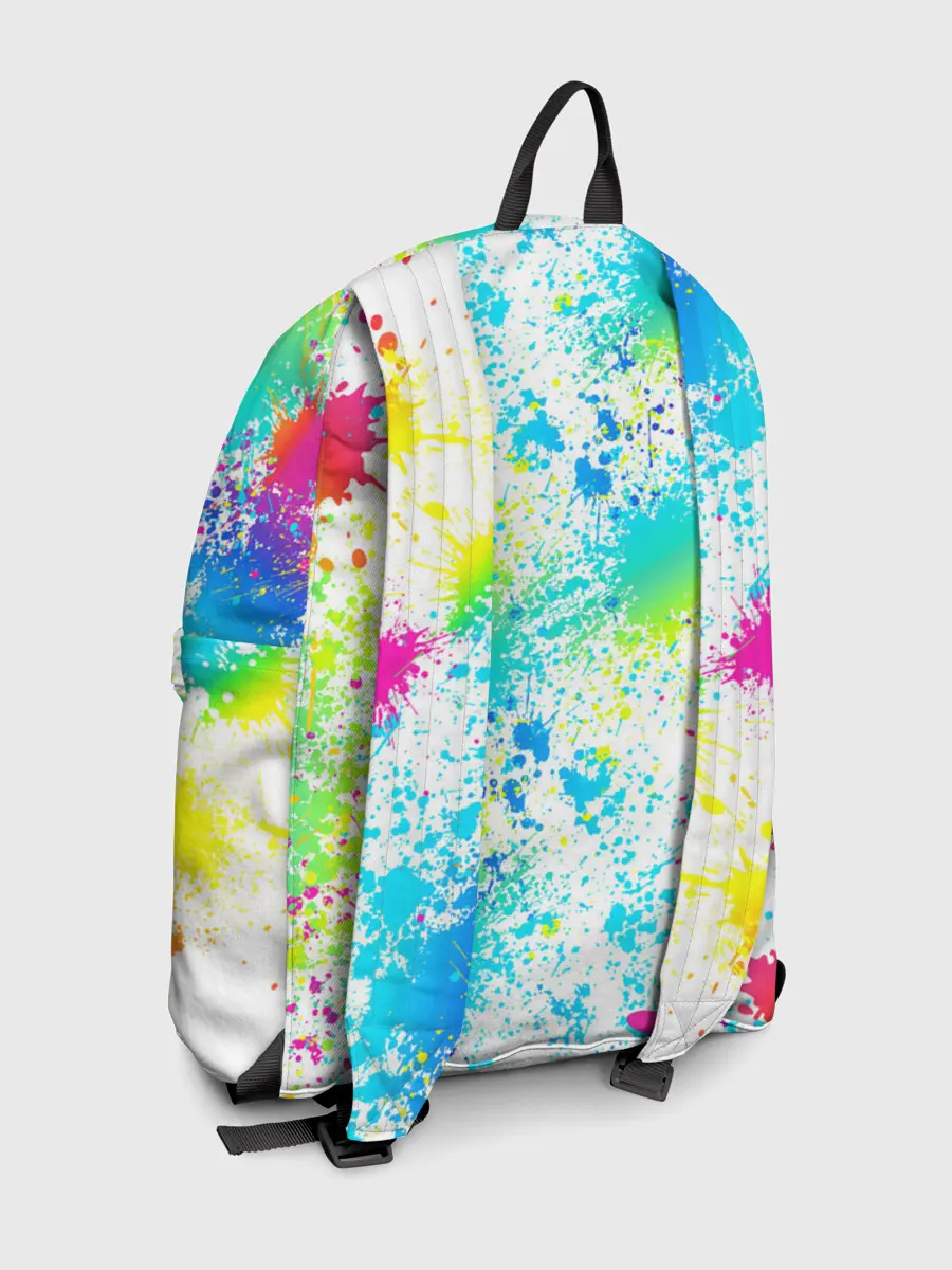 Рюкзак джинсовый / БРЫЗГИ НЕОНА