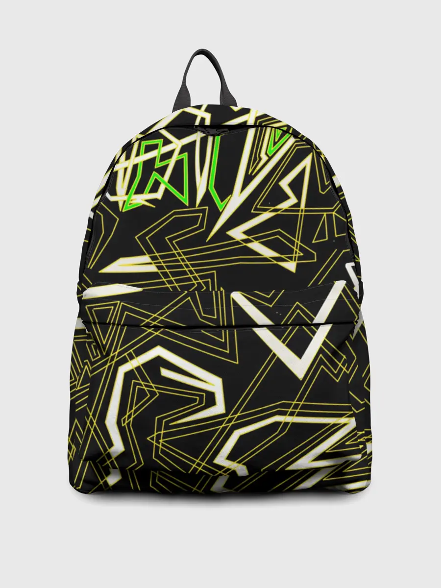 Рюкзак джинсовый / Геометрическая абстракция