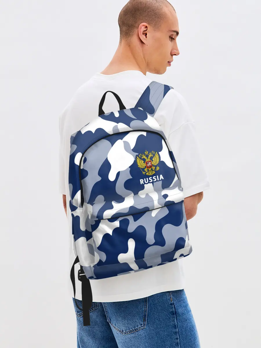 Рюкзак джинсовый / RUSSIA / РОССИЯ