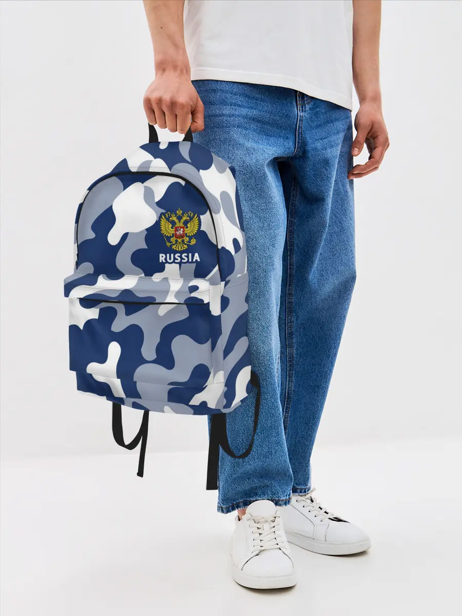Рюкзак джинсовый / RUSSIA / РОССИЯ