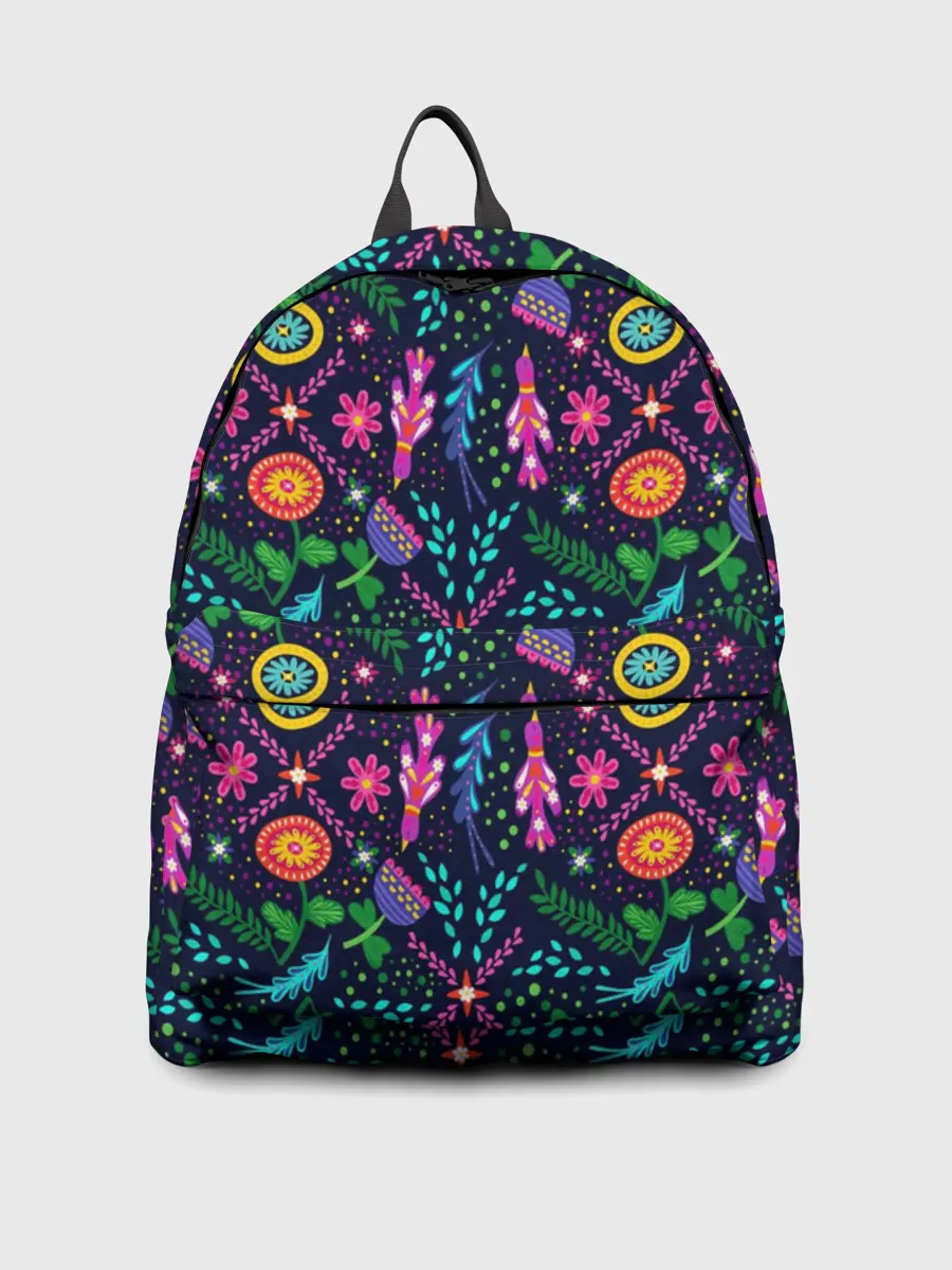 Рюкзак джинсовый / Орнамент Forest