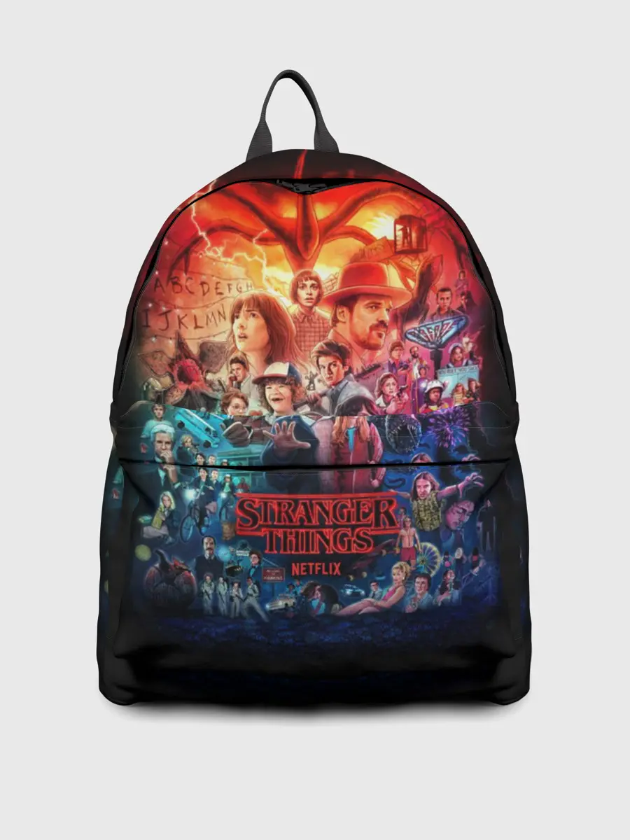 Рюкзак джинсовый / ОЧЕНЬ СТРАННЫЕ ДЕЛА 4