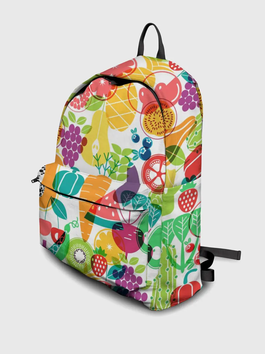 Рюкзак джинсовый / овощи