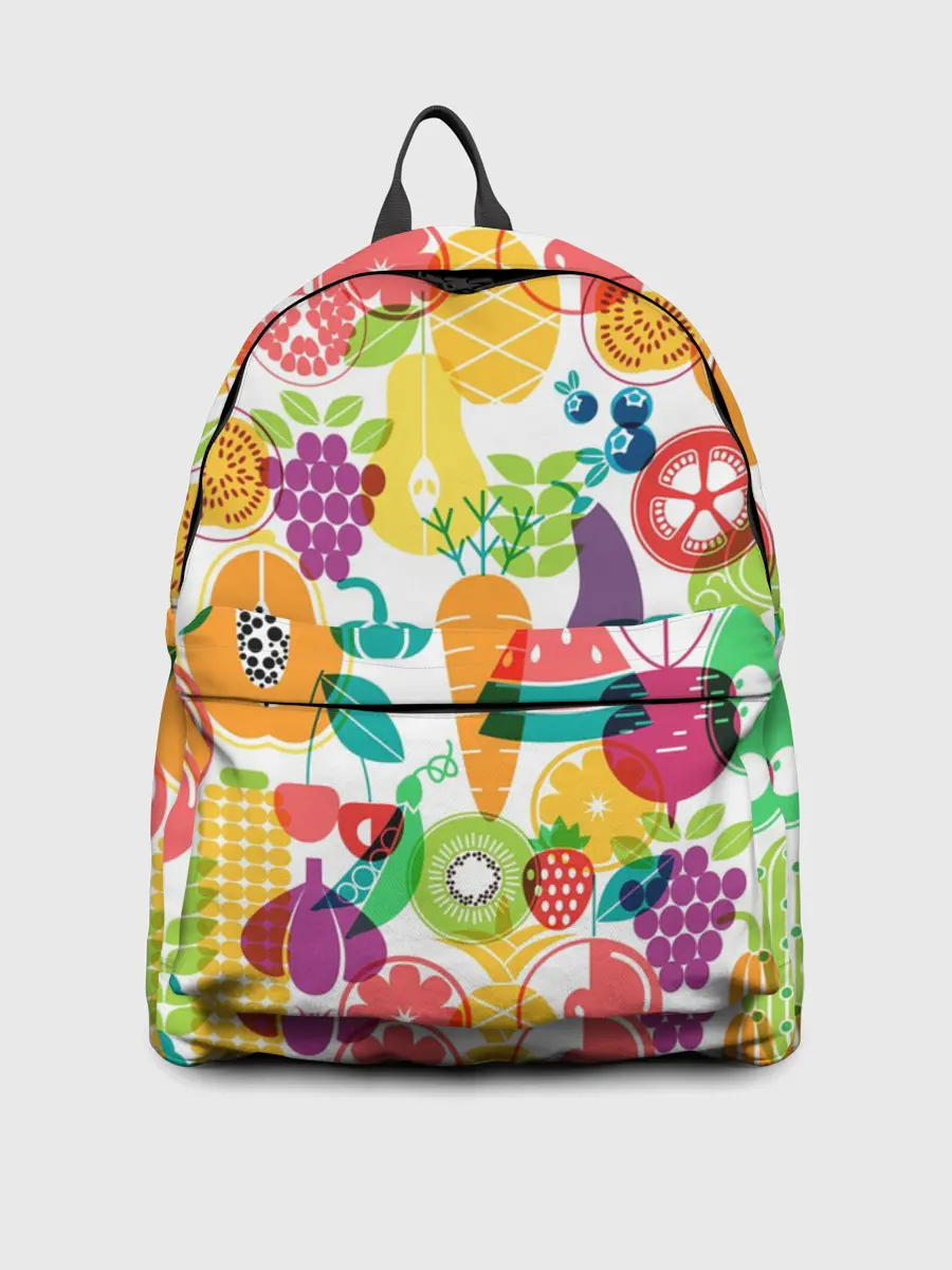 Рюкзак джинсовый / овощи