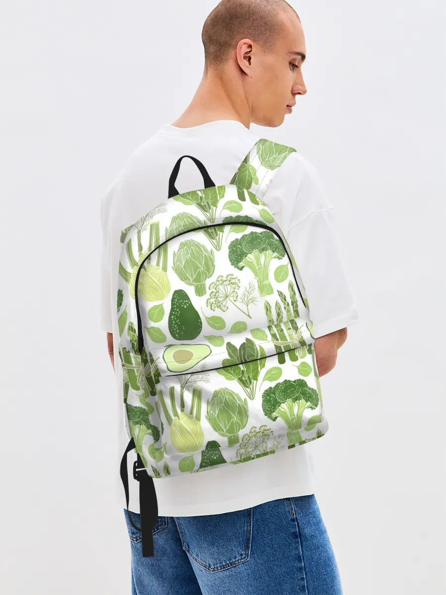 Рюкзак джинсовый / овощи