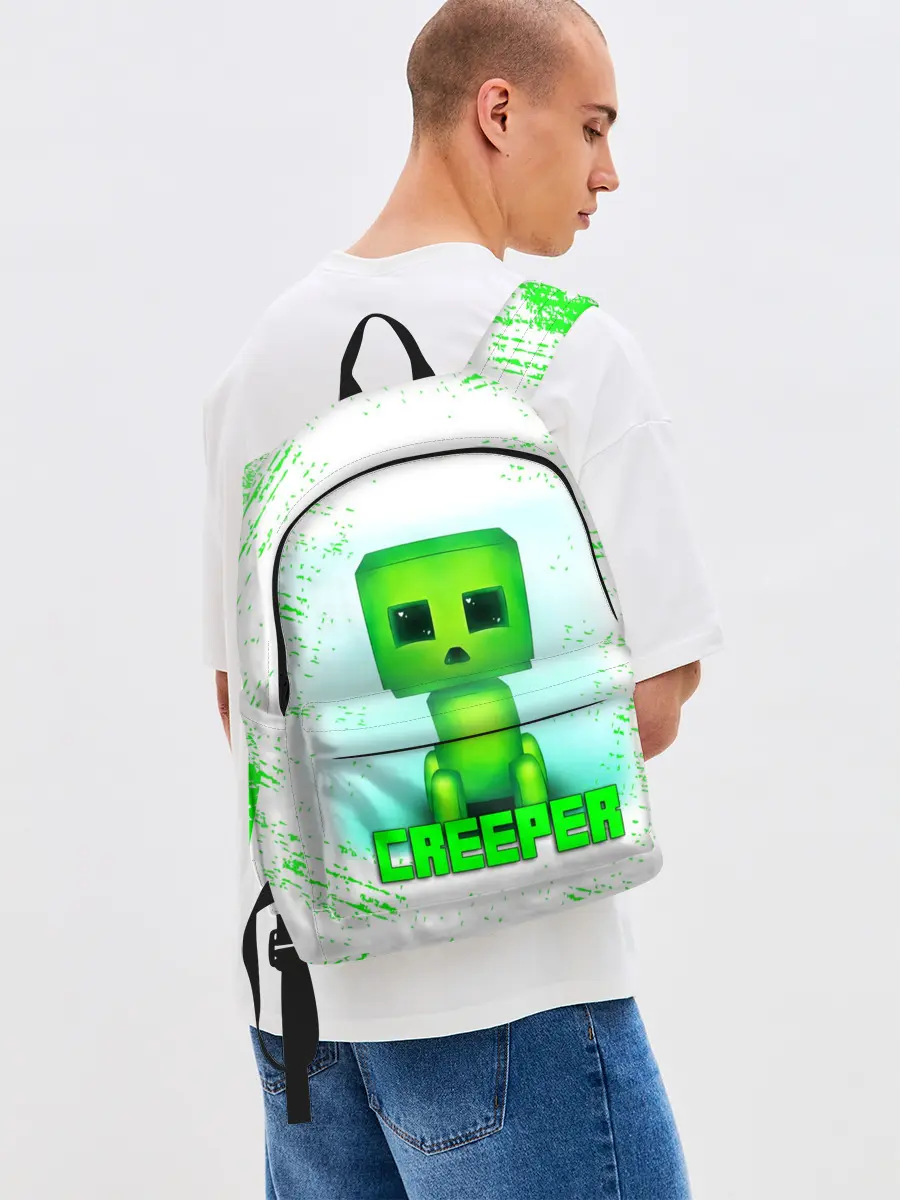 Рюкзак джинсовый / MINECRAFT CREEPER