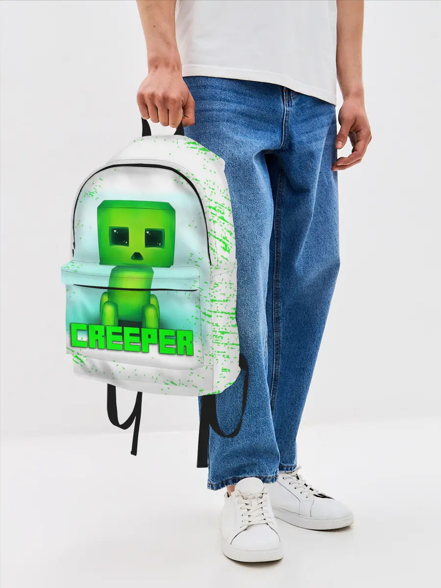 Рюкзак джинсовый / MINECRAFT CREEPER