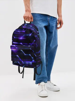 Рюкзак джинсовый / Технологии будущее нано броня