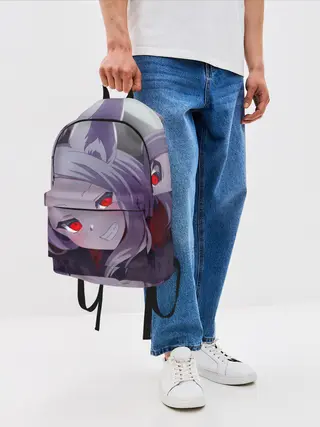 Рюкзак джинсовый / Цербер из Хеллтейкера