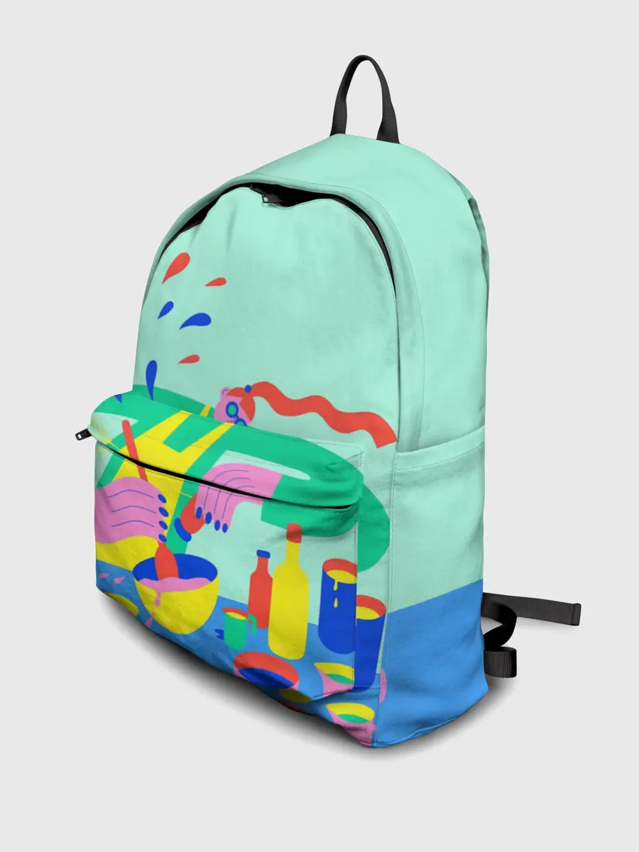 Рюкзак джинсовый / готовка