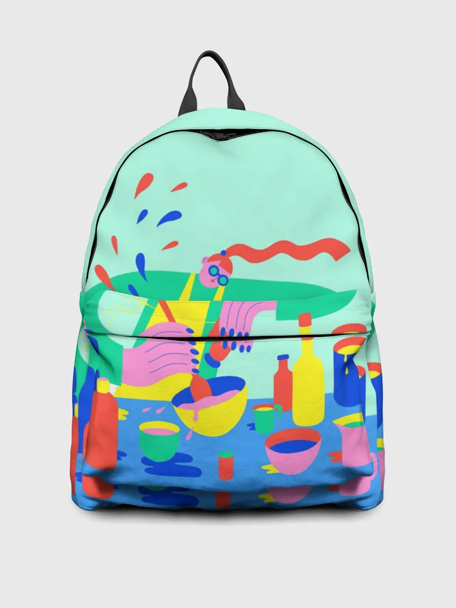 Рюкзак джинсовый / готовка