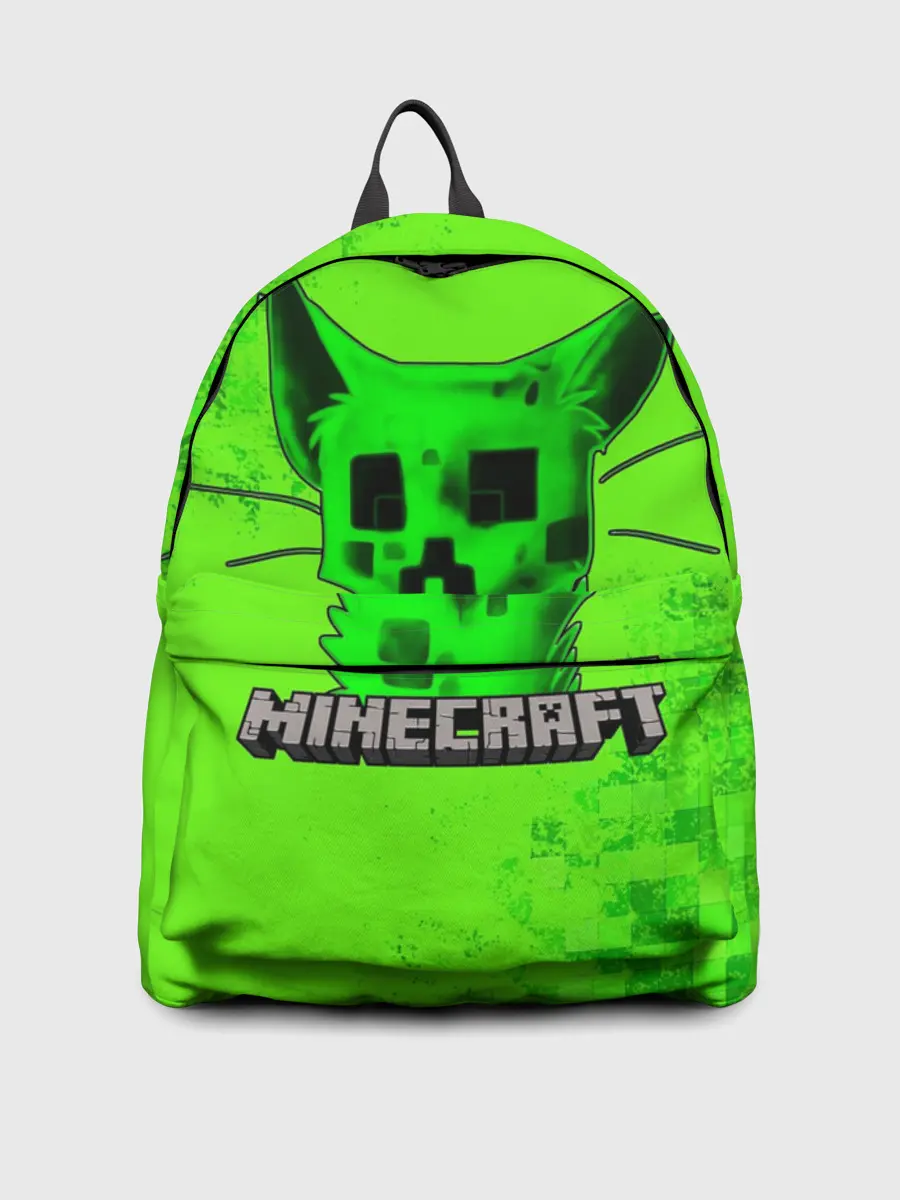 Рюкзак джинсовый / MINECRAFT CREEPER CAT
