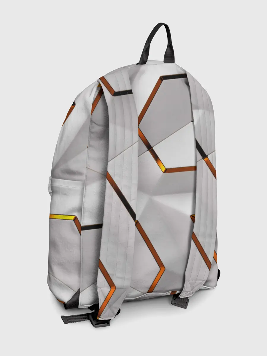 Рюкзак джинсовый / 3D абстракция Iron