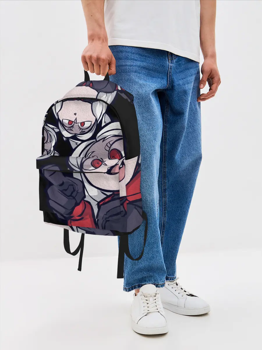 Рюкзак джинсовый / Мультяшные герои Helltaker