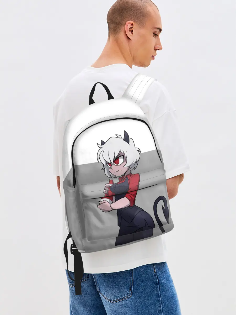 Рюкзак джинсовый / Сердитая Малина. HELLTAKER