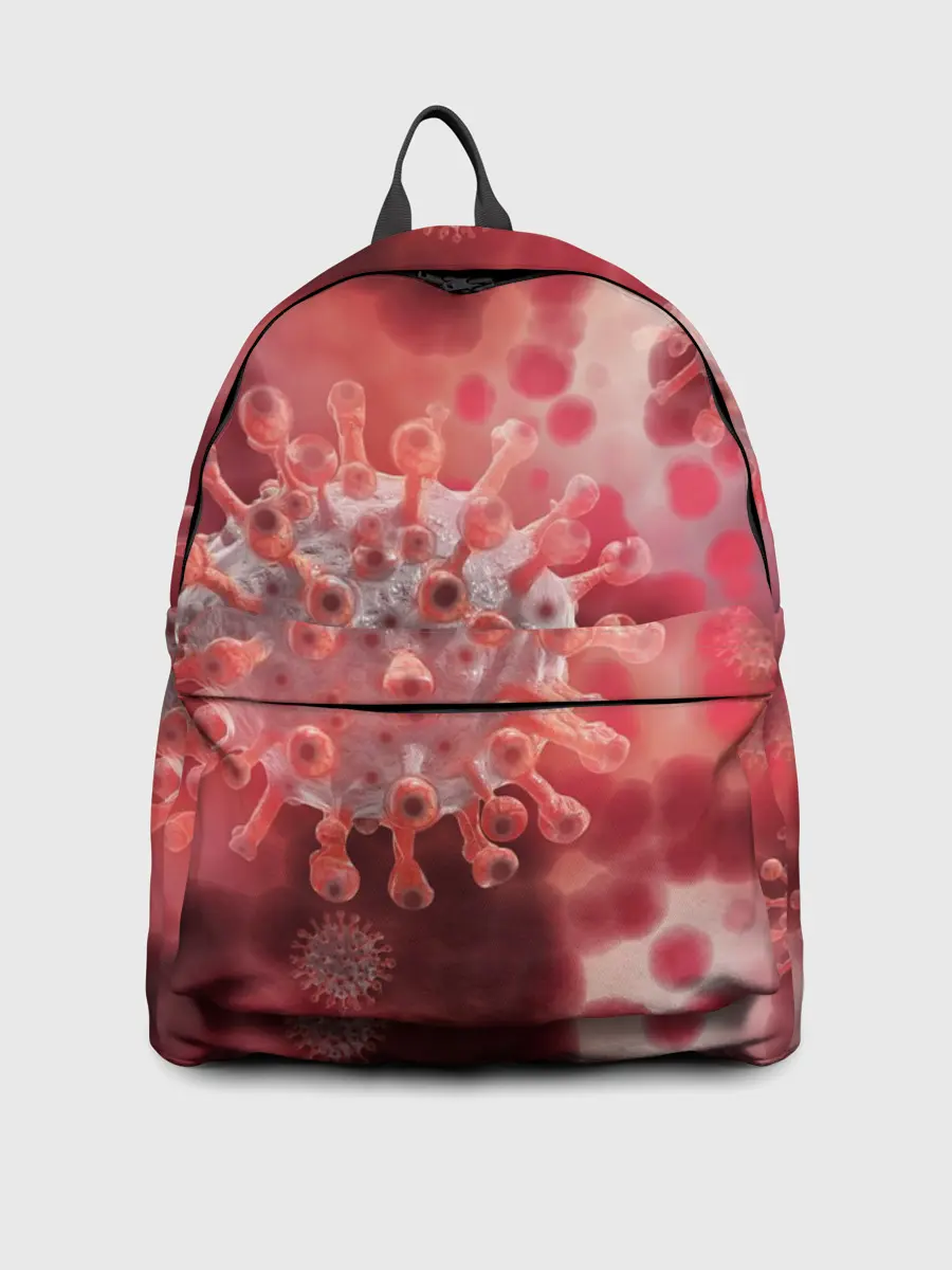 Рюкзак джинсовый / Коронавирус