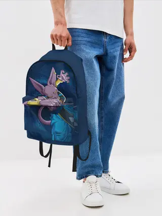 Рюкзак джинсовый / Шар Дракона. Бирус