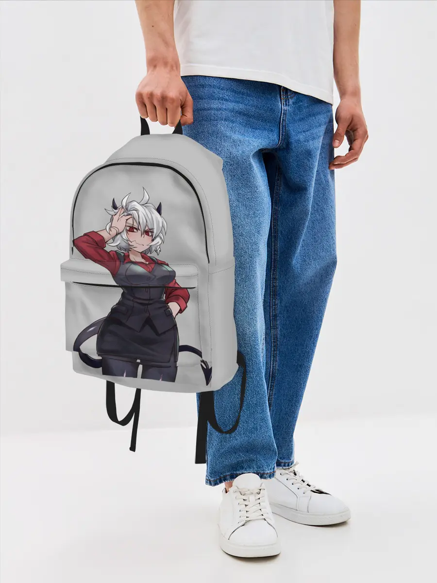 Рюкзак джинсовый / Malina рука на голове Helltaker