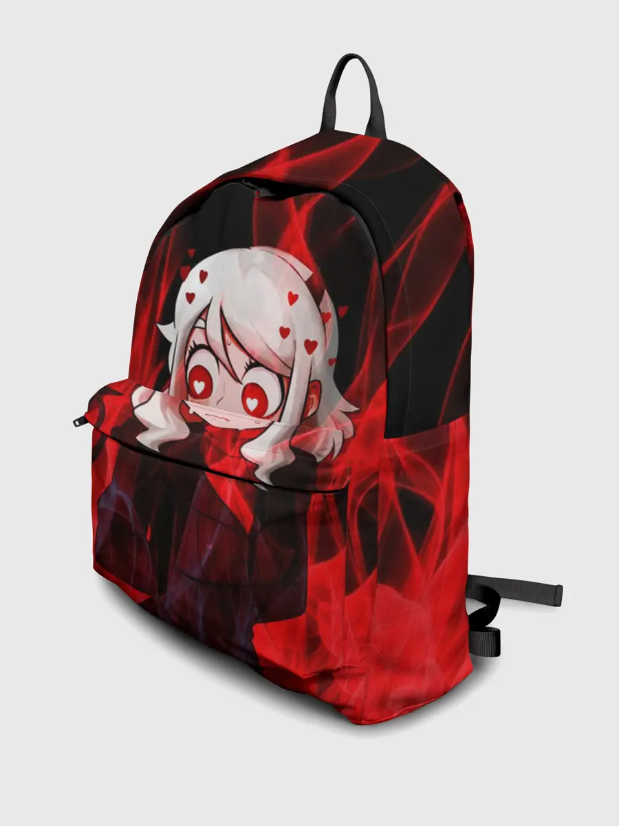 Рюкзак джинсовый / Главный герой Helltaker