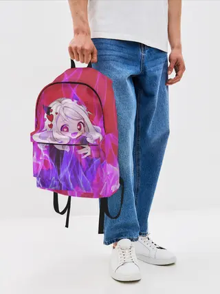 Рюкзак джинсовый / HELLTAKER. Модеус в огне