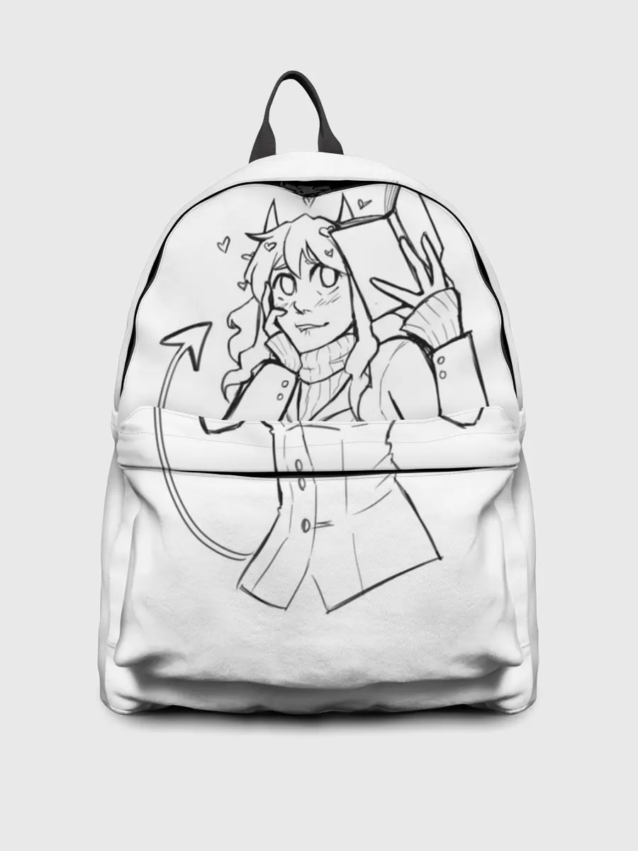 Рюкзак джинсовый / ЛЮБЛЮ КНИГИ