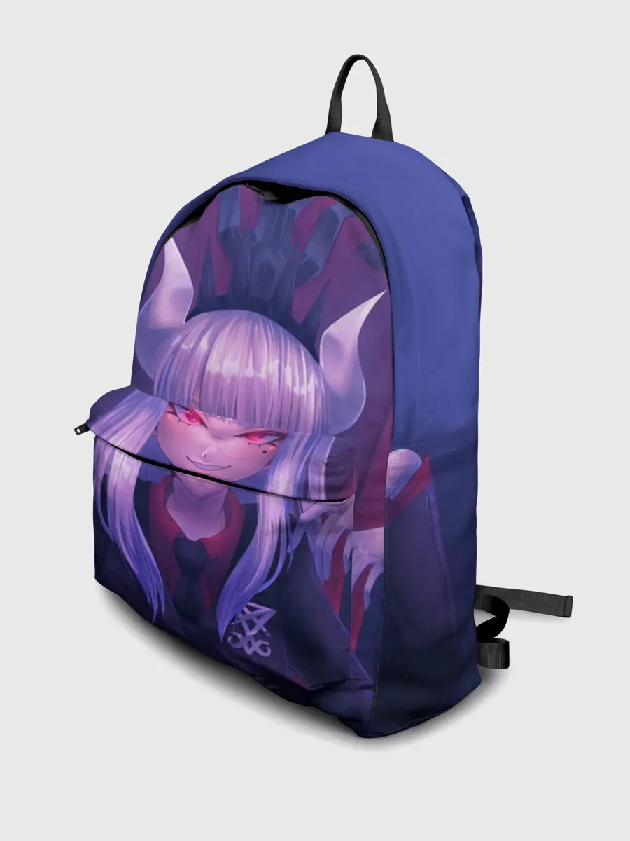 Рюкзак джинсовый / Люцифер на троне