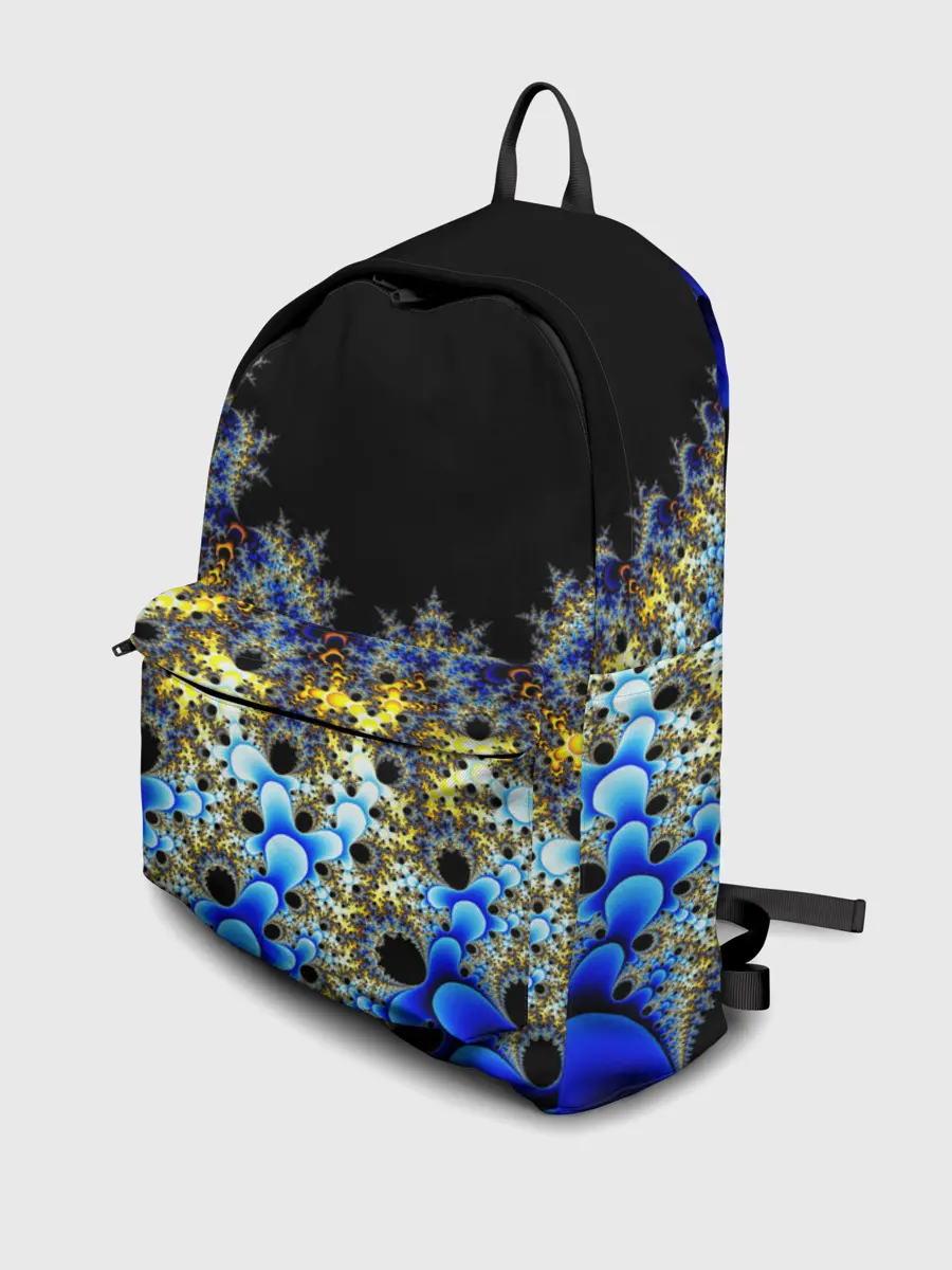 Рюкзак джинсовый / Фрактальная материя l Fractal