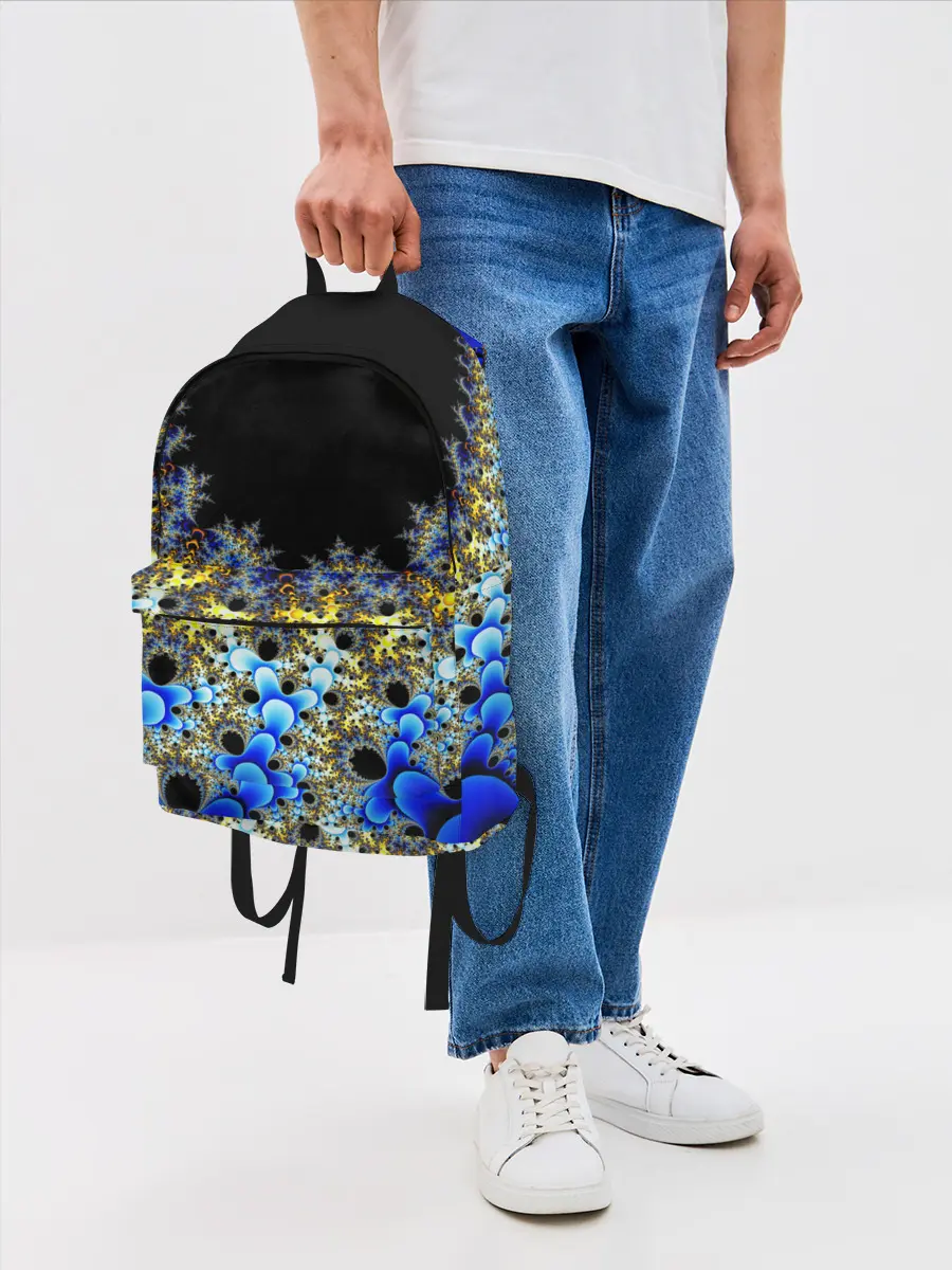 Рюкзак джинсовый / Фрактальная материя l Fractal