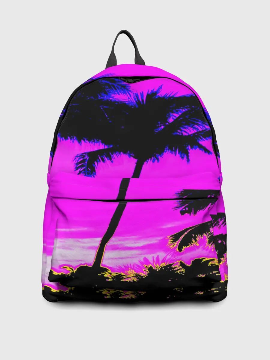 Рюкзак джинсовый / НЕОНОВЫЙ ЗАКАТ