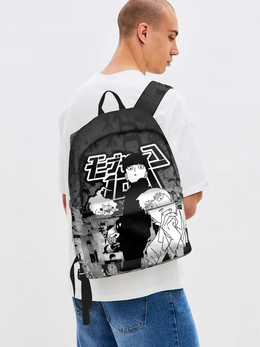 Рюкзак джинсовый / МОБ ПСИХО 100