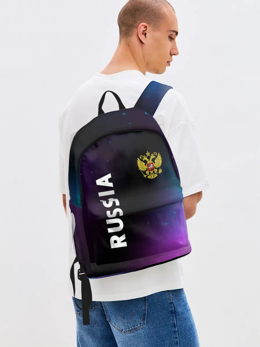 Рюкзак джинсовый / RUSSIA / РОССИЯ