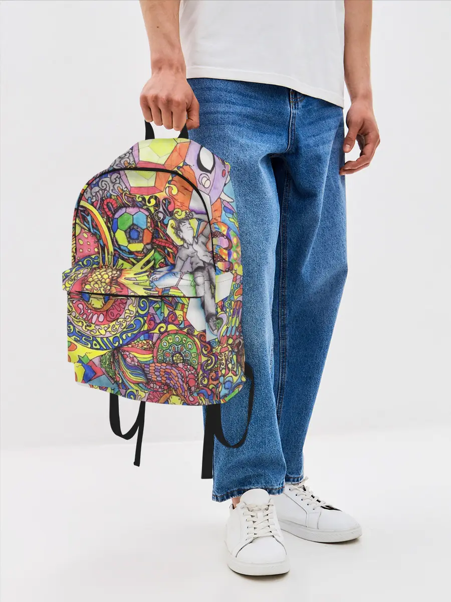 Рюкзак джинсовый / ПСИХОДЕЛИКА / PSYHODELICA