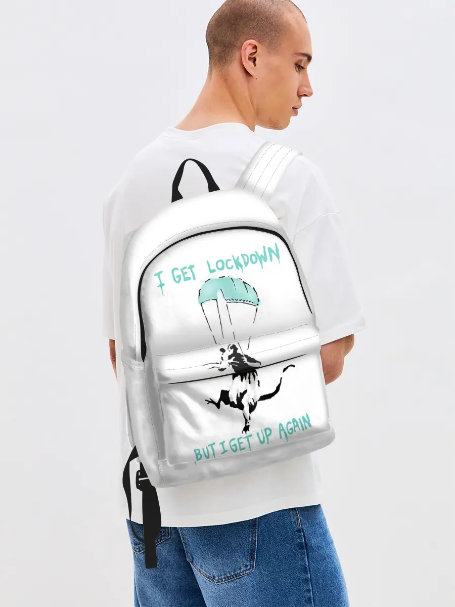 Рюкзак джинсовый / Banksy