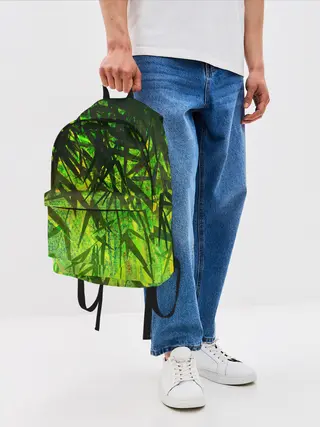 Рюкзак джинсовый / ТРАВА / TRAVA