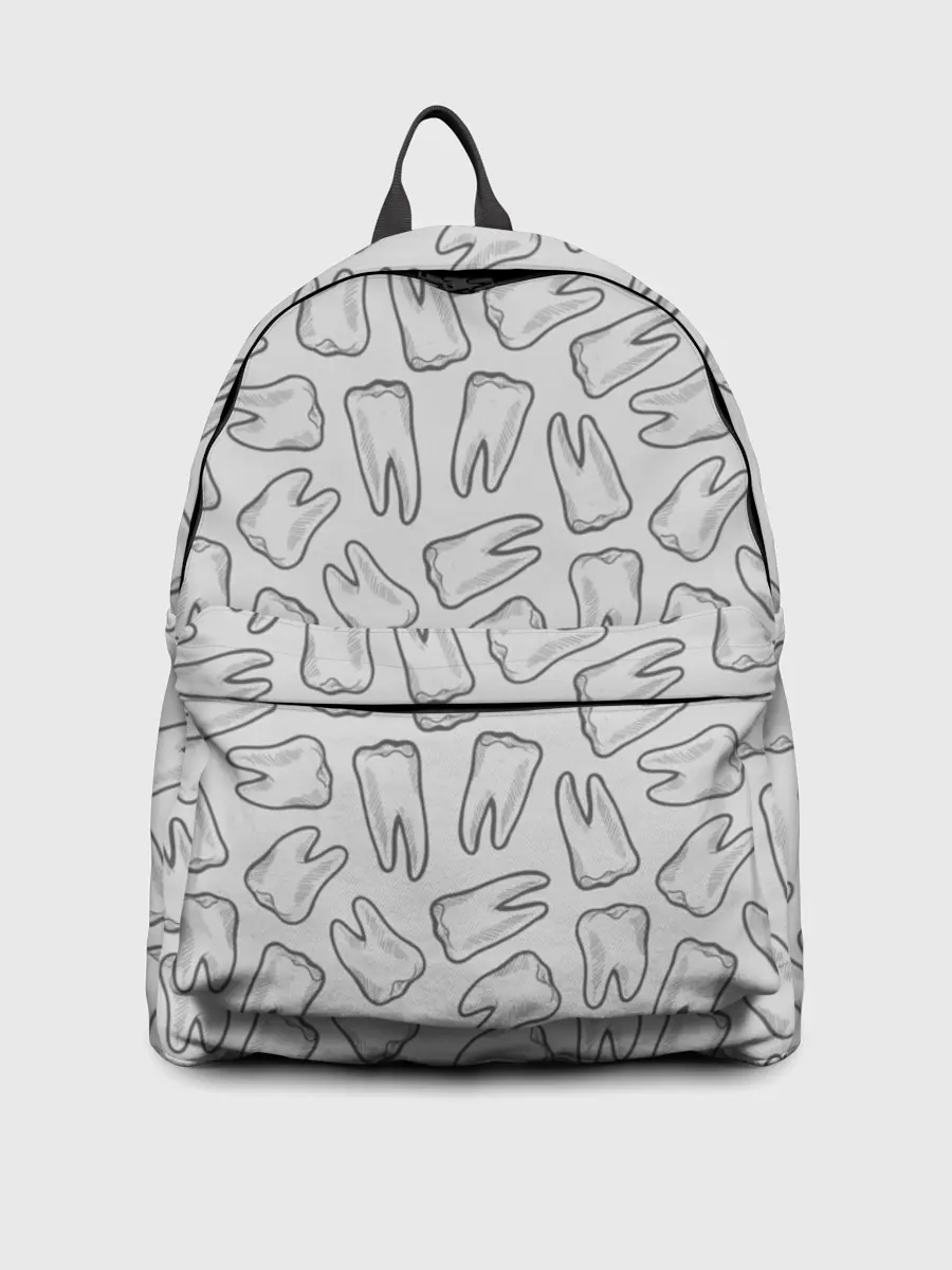 Рюкзак джинсовый / зубы