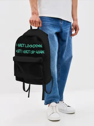 Рюкзак джинсовый / Banksy