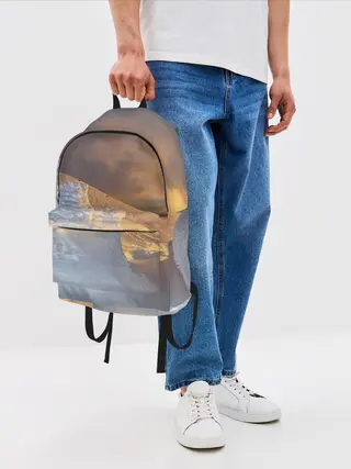 Рюкзак джинсовый / Снежная долина