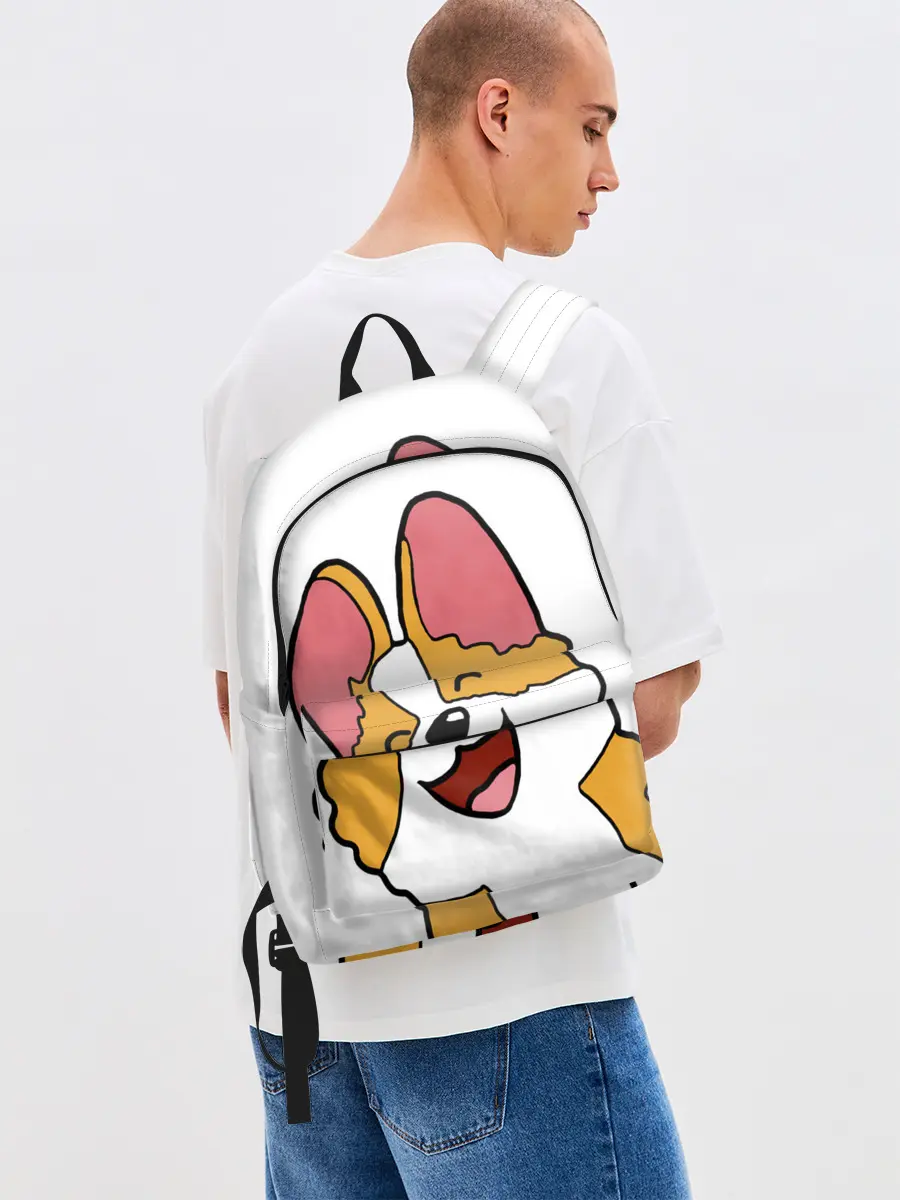 Рюкзак джинсовый / Счастливый песик