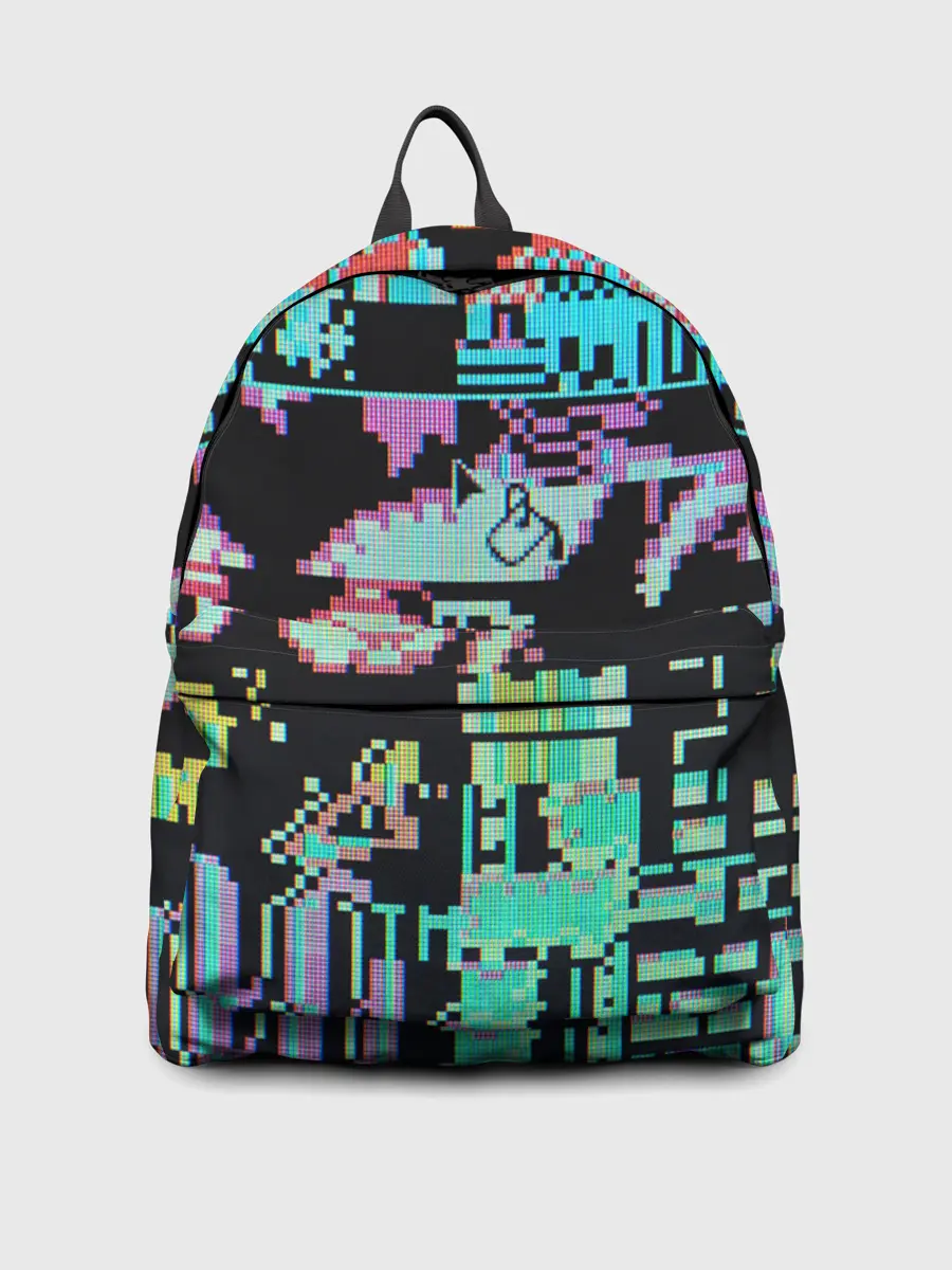 Рюкзак джинсовый / ГЛИТЧ / GLITCH ЗАСТАВКА