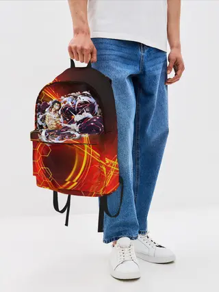 Рюкзак джинсовый / Ван Пис | Луффи 4 гир