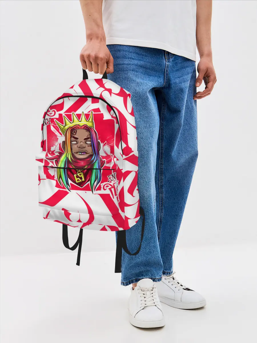 Рюкзак джинсовый / 6ix9ine Tekashi
