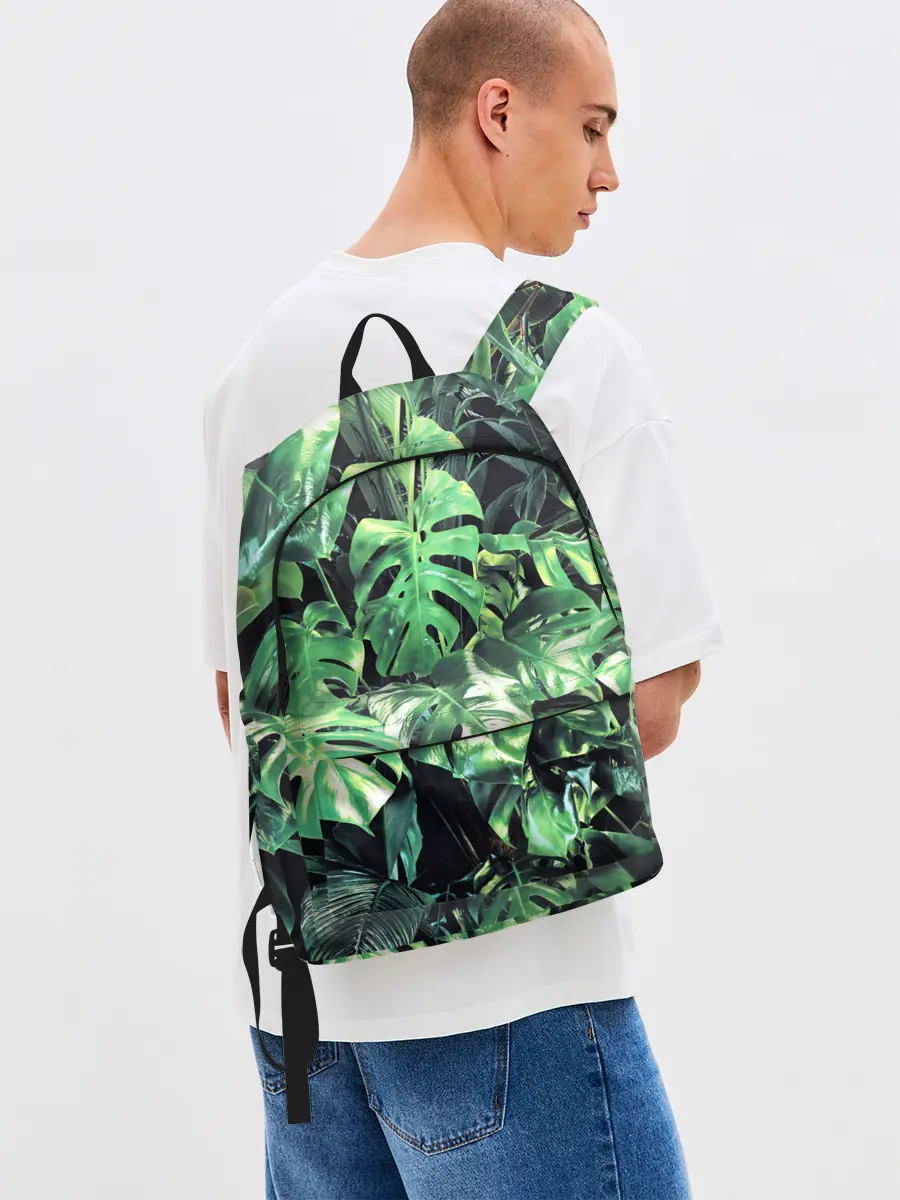 Рюкзак джинсовый / ЛИСТЬЯ