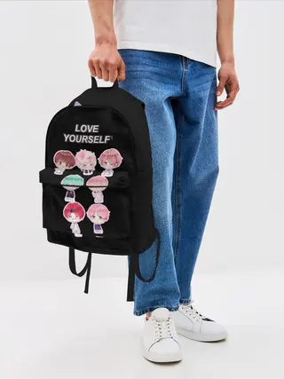 Рюкзак джинсовый / BTS Love Yourself