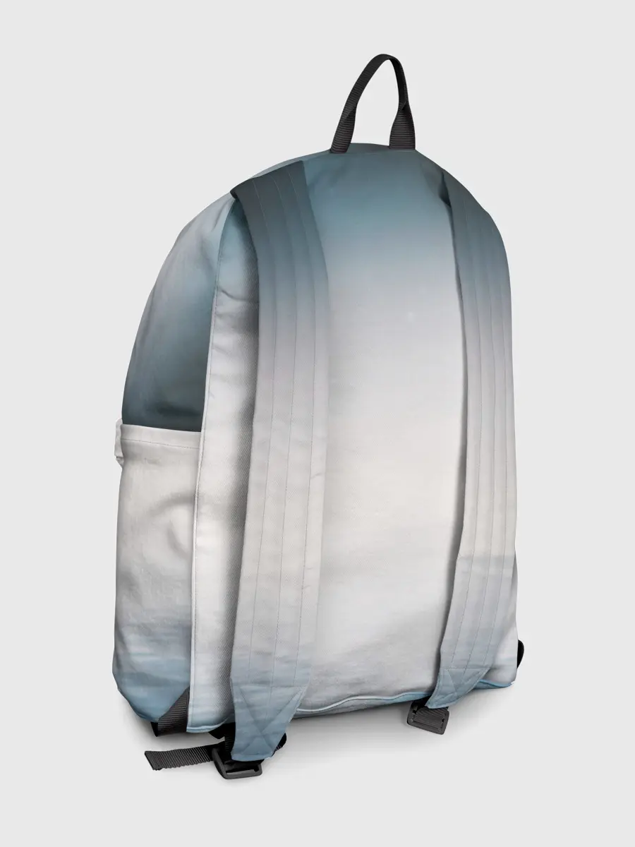 Рюкзак джинсовый / КОСМОНАВТ В МОРЕ