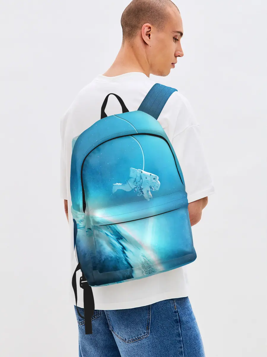 Рюкзак джинсовый / КОСМОНАВТ