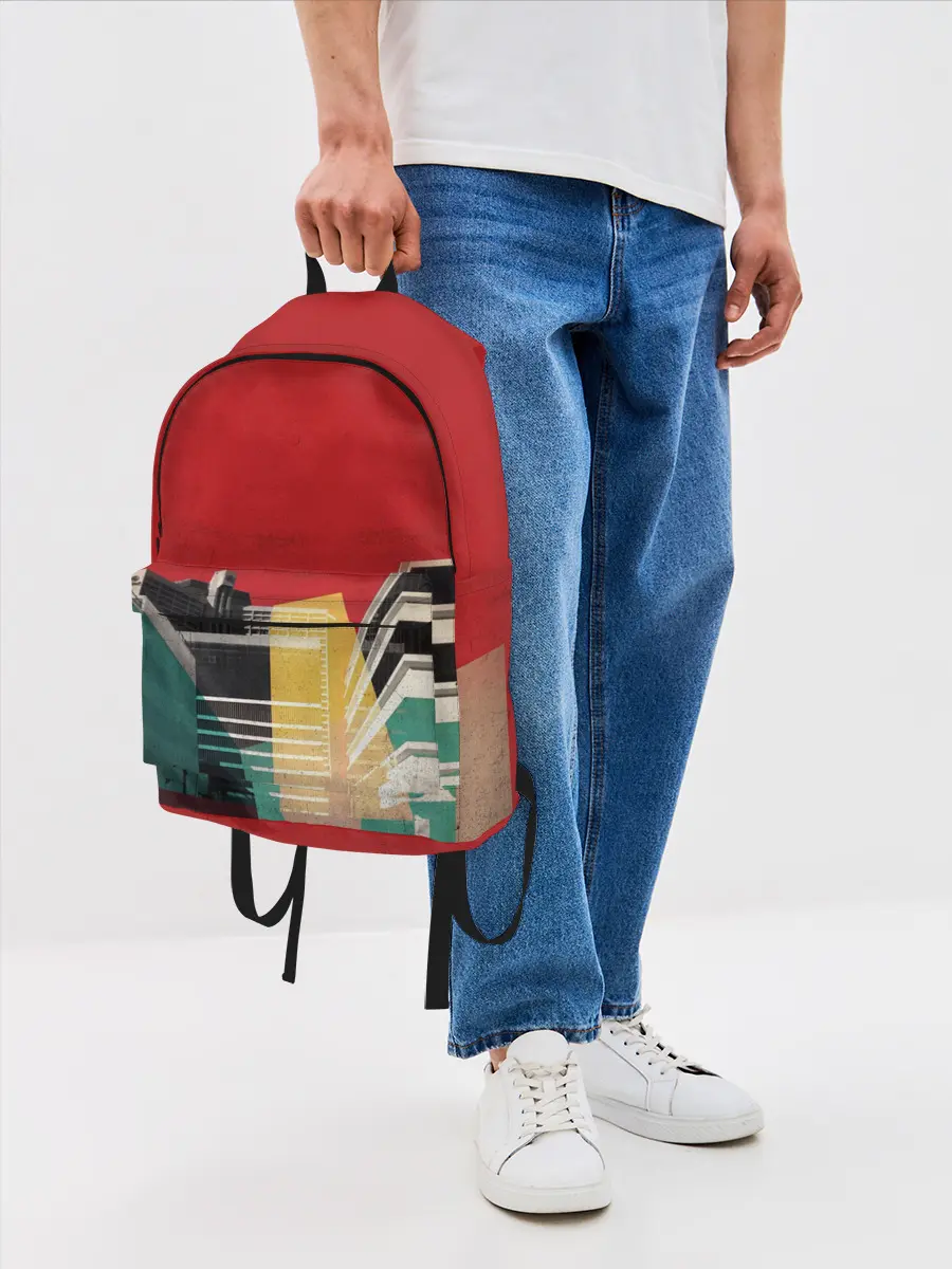 Рюкзак джинсовый / архитектура